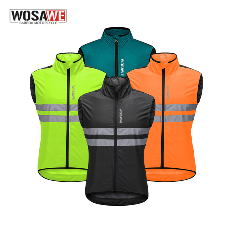 Reflective Vest Cycling - WOSAWE Men Cycling Windbreaker Vest Lightweight