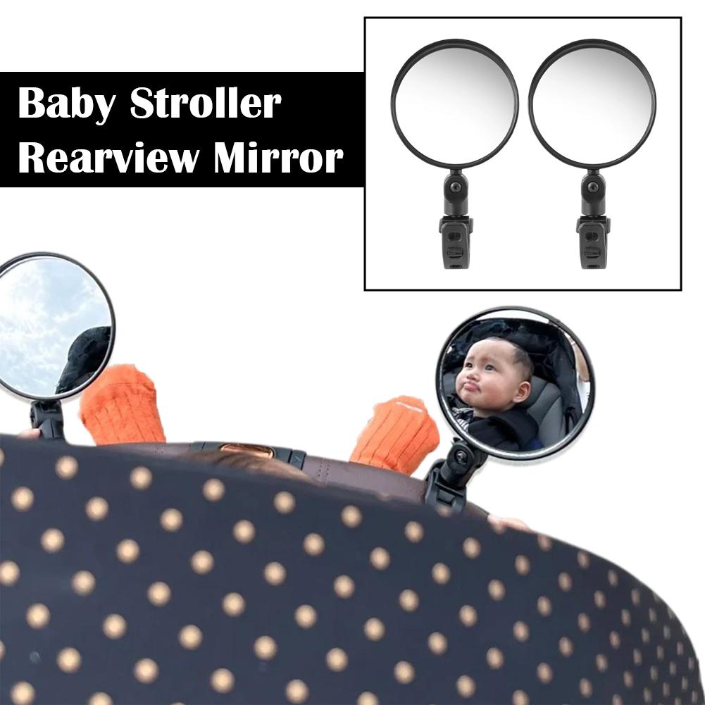 2Pcs Bike Mirror Adjustable Ha - Mirror Handlebar Convex ulasan dan harga