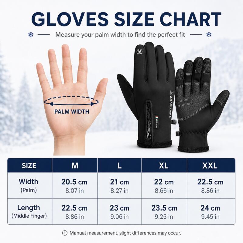Winter Warm Touchscreen Gloves - Winter Cycling Commute ulasan dan harga