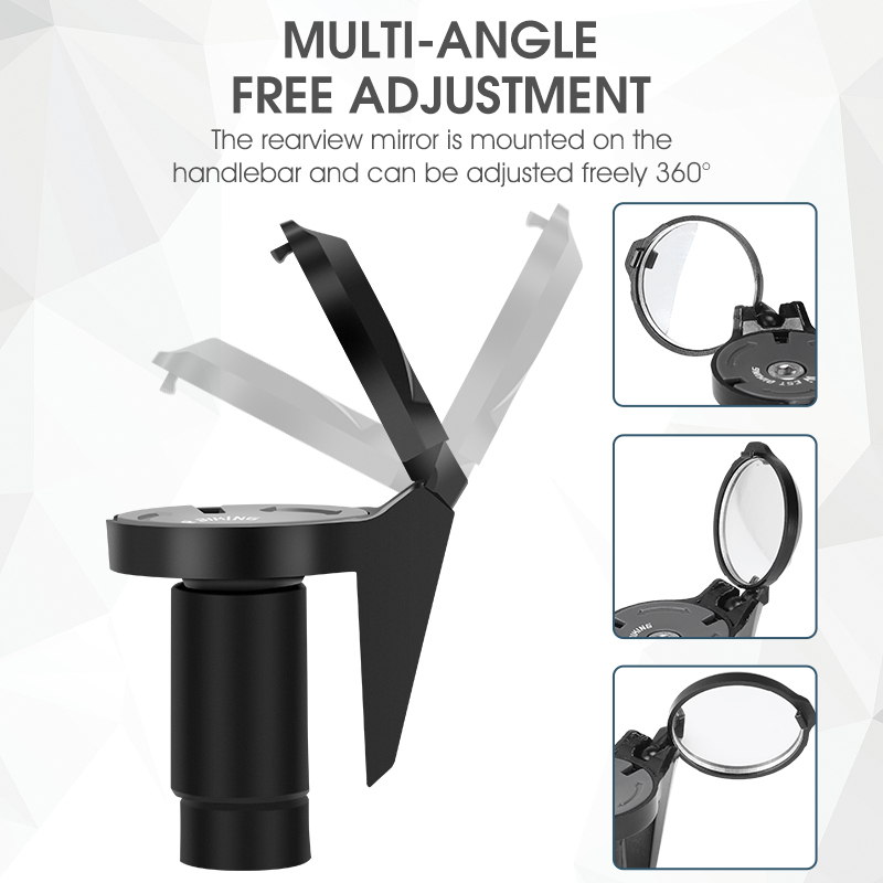 WEST BIKING HD Bike Rearview M - Mirror Handlebar Convex ulasan dan harga