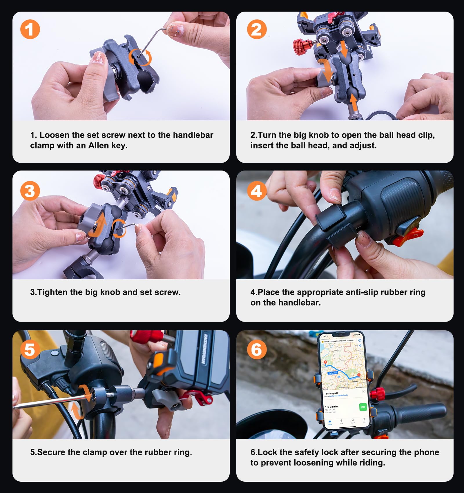Heavy-Duty Motorcycle Phone Mo - U Lock Heavy Duty ulasan dan harga