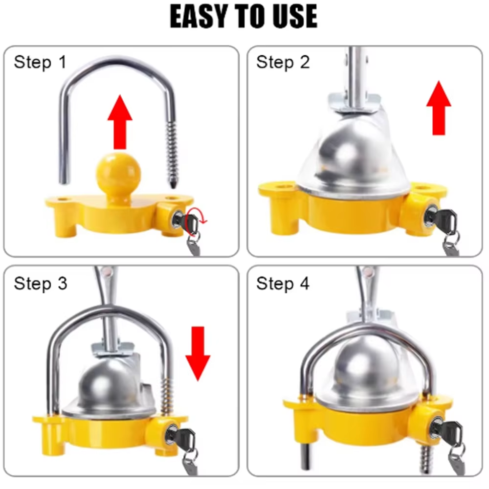 Heavy Duty Trailer Hitch Lock  - U Lock Heavy Duty ulasan dan harga