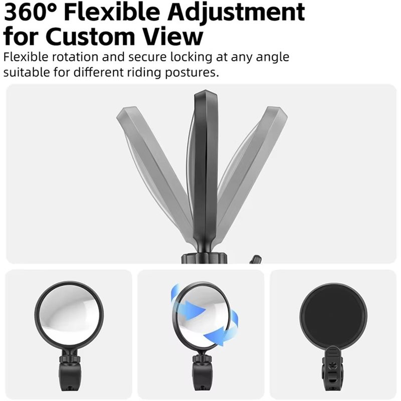 HOTB72A HD Bike Rearview Mirro - Mirror Handlebar Convex ulasan dan harga