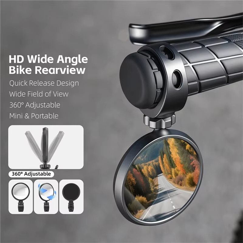 HOTB72A HD Bike Rearview Mirro - Mirror Handlebar Convex ulasan dan harga