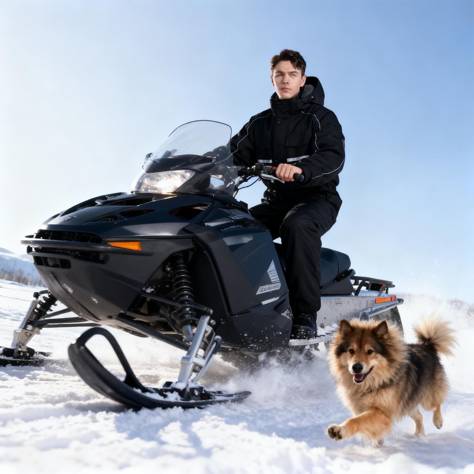 Motorcycle Winter Jacket 4-Poc - Cycling Commute Clothes ulasan dan harga