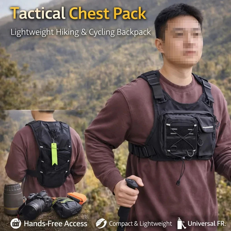 ​High-Quality Tactical Vest Ch - Reflective Vest Cycling ulasan dan harga