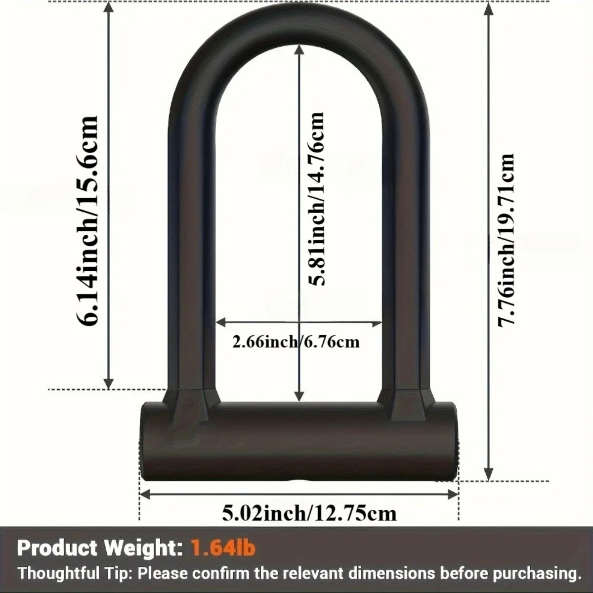 Bike Lock Heavy Duty Anti Thef - U Lock Heavy Duty ulasan dan harga