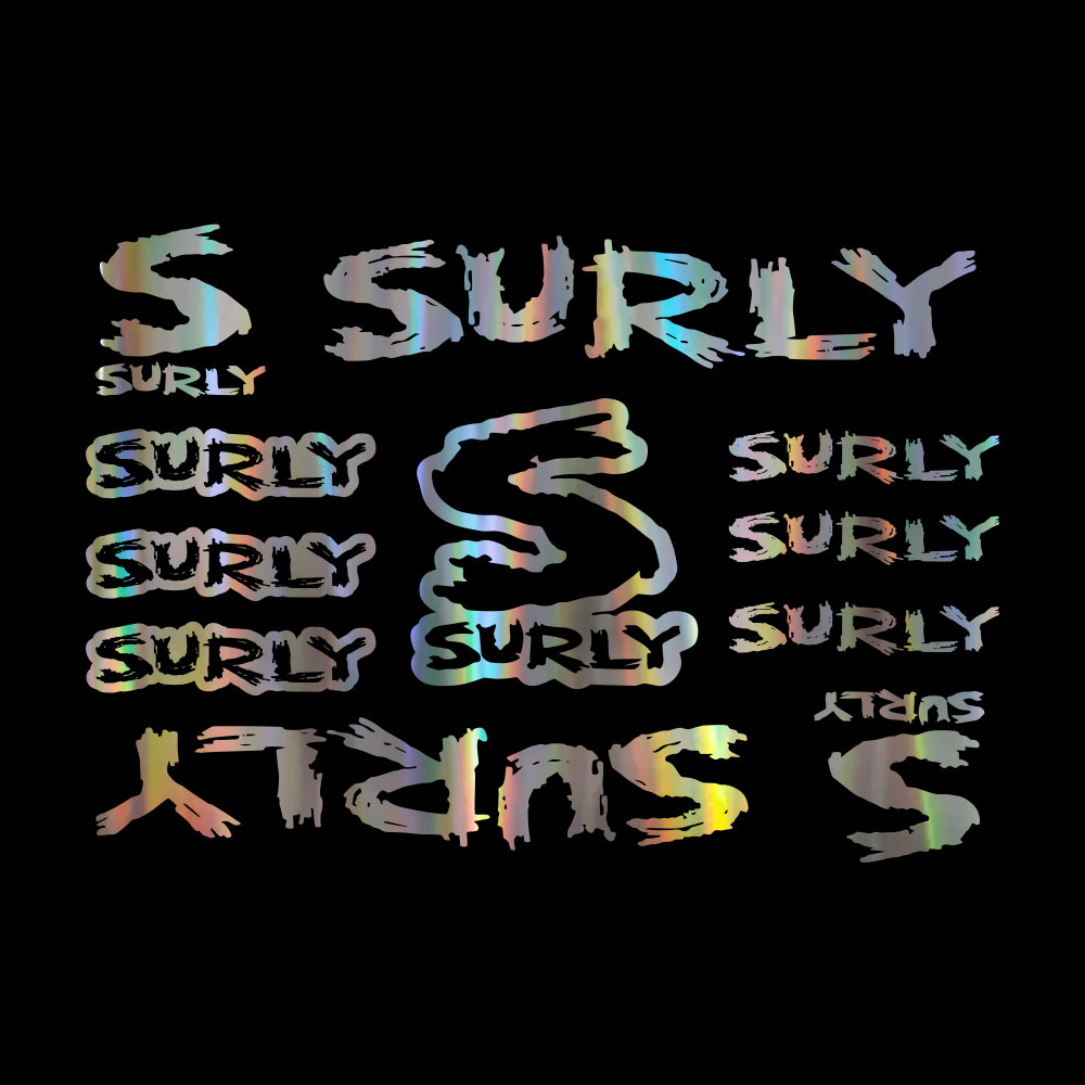 11Pcs Surly Bicycle Frame Stic - Cycling Quote ulasan dan harga