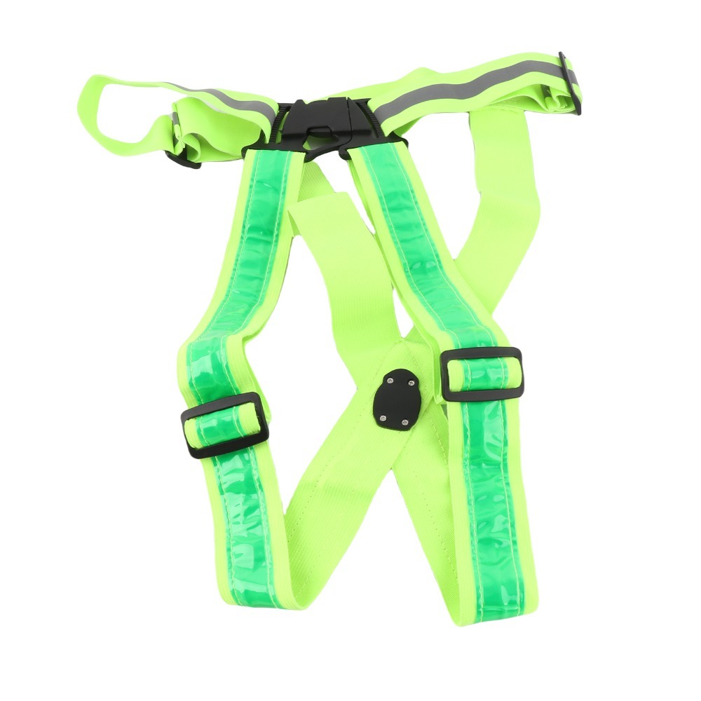 New Polyester LED Safety Vest  - Reflective Vest Cycling ulasan dan harga