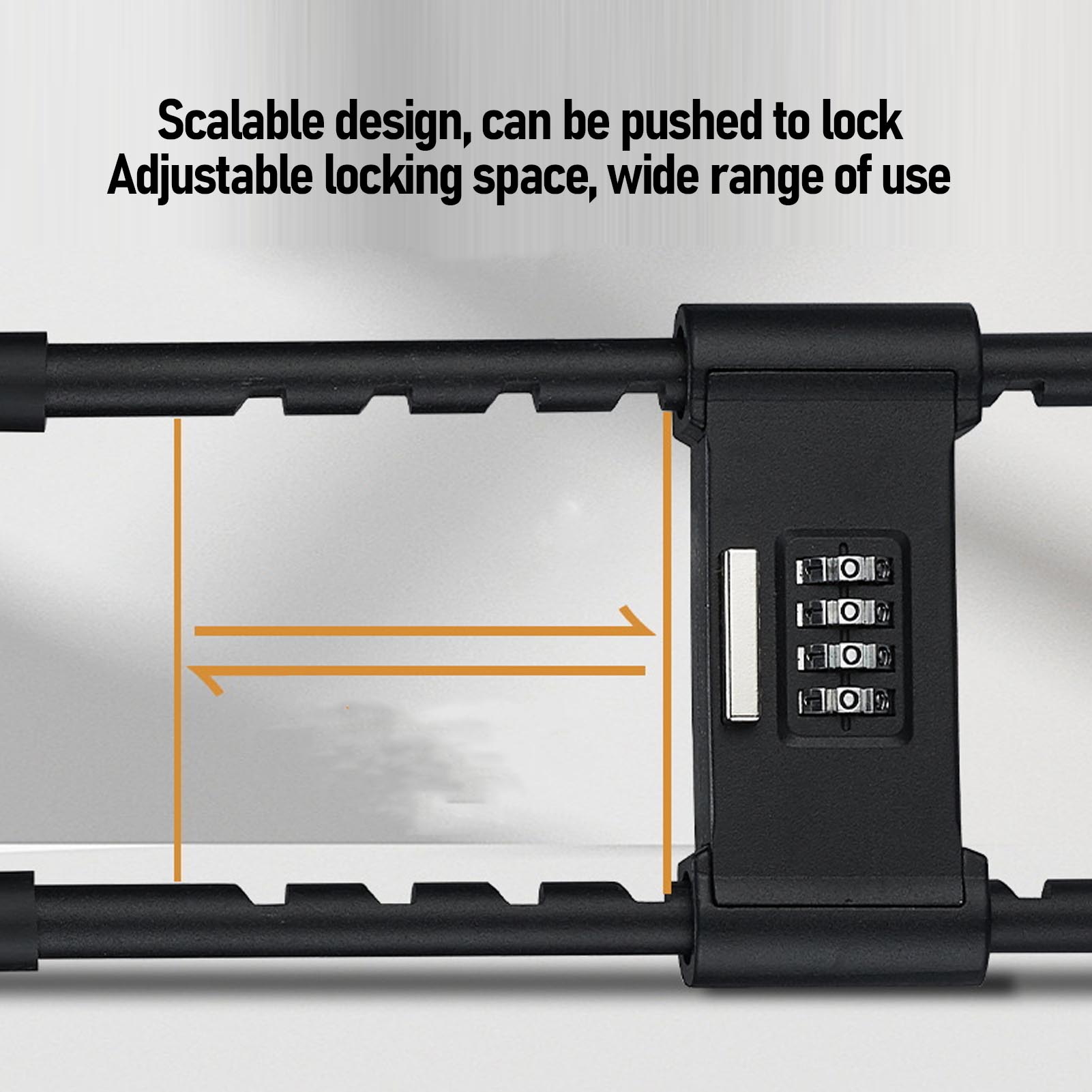 Bike U Lock 4 Digit Combinatio - U Lock Heavy Duty ulasan dan harga