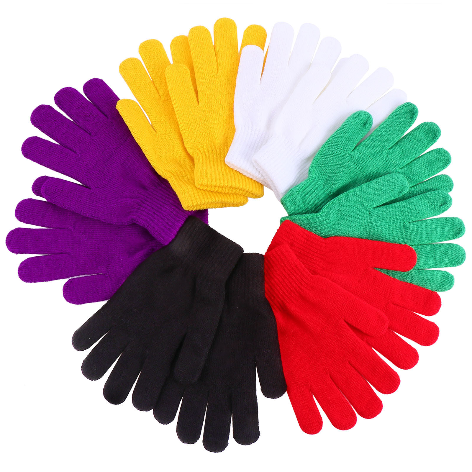 6Pairs Winter Knit Gloves Adul - Winter Cycling Commute ulasan dan harga