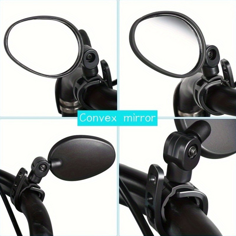 1/2PCS  Bike Mirrors, Acrylic  - Mirror Handlebar Convex ulasan dan harga