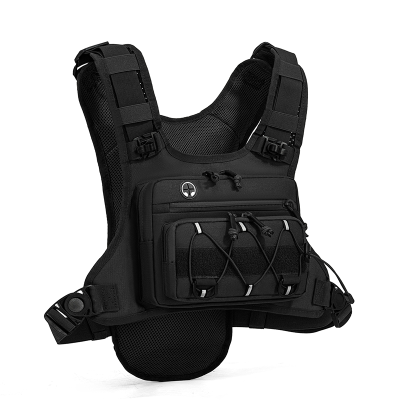 Tactical Bag Front Chest Rig V - Reflective Vest Cycling ulasan dan harga