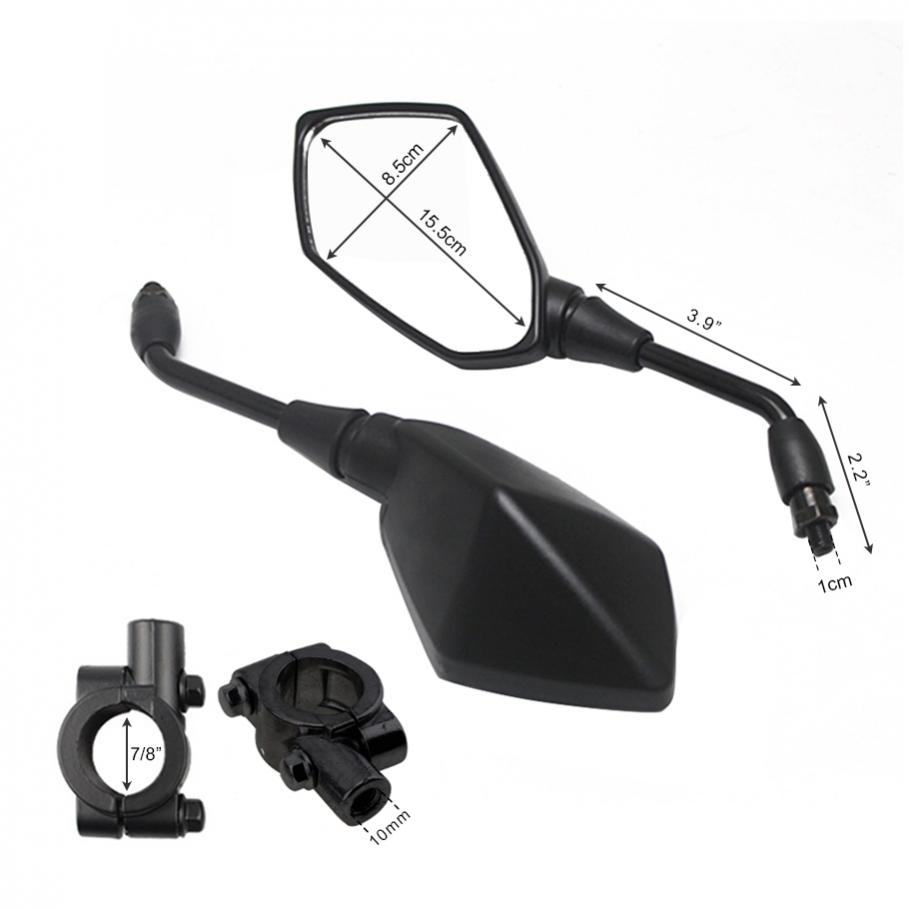 2Pcs Universal Motorcycle Conv - Mirror Handlebar Convex ulasan dan harga