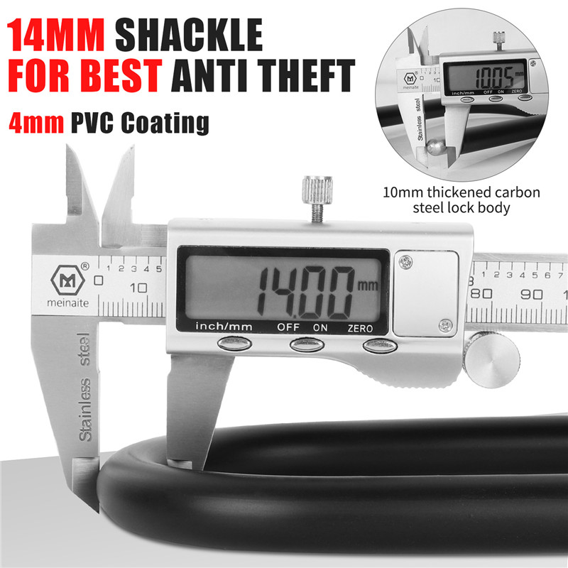 Bike Lock U-Lock Anti-Theft, H - U Lock Heavy Duty ulasan dan harga