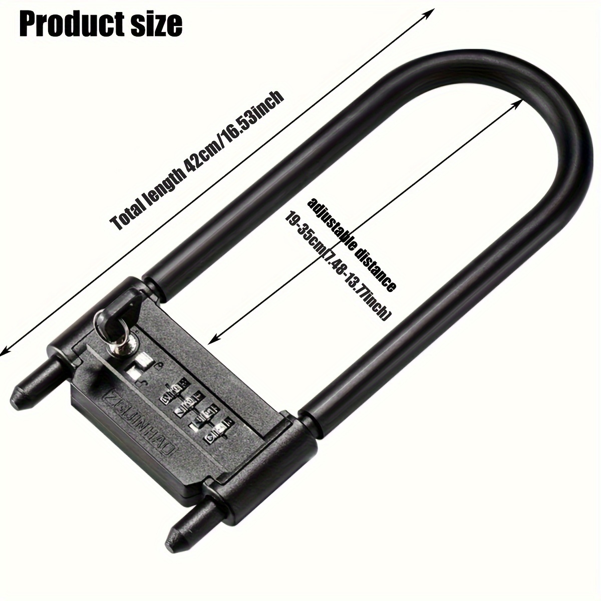 16.5 inch Bike Combination U L - U Lock Heavy Duty ulasan dan harga