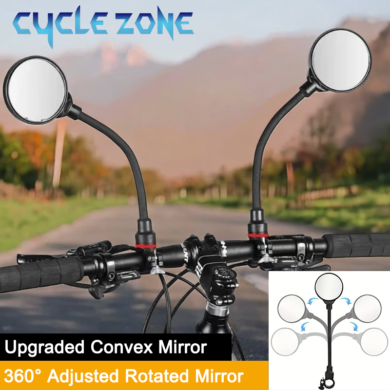 Bicycle Mirror Bike Handlebar  - Mirror Handlebar Convex ulasan dan harga