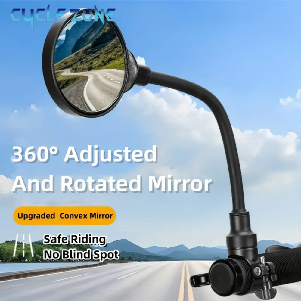 Bicycle Mirror Bike Handlebar  - Mirror Handlebar Convex ulasan dan harga